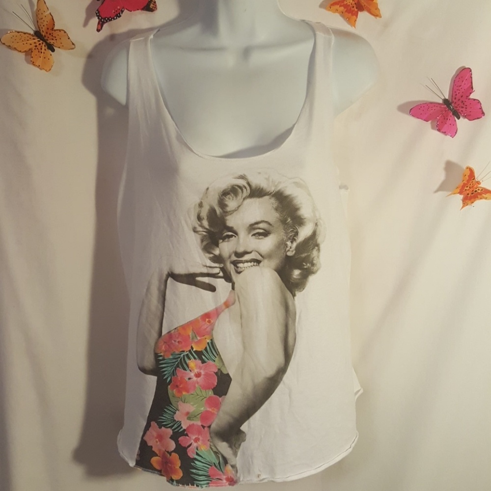 Marilyn Monroe Womens Graphic Tank Sz Medium